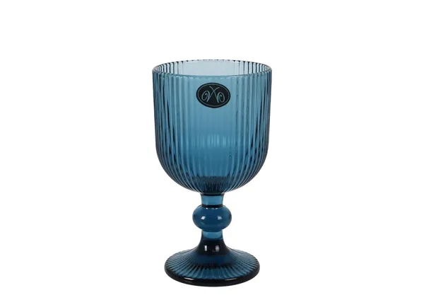 Taurė Monterrey, mėlyna, stiklas, 255 ml, D 8 cm, H 14,5 cm, 6 vnt