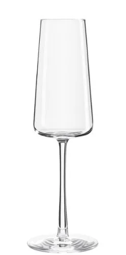 Taurė POWER, putojančiam vynui, krištolas, 240 ml, H 22,6 cm, D 7,2 cm, 6 vnt