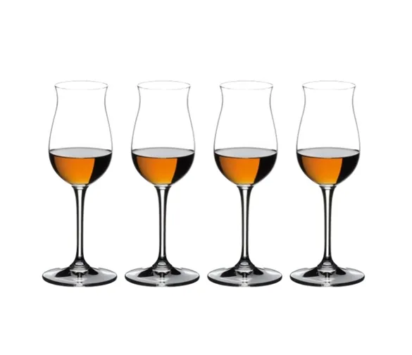 Taurelė Riedel BAR Cognac, krištolas, 175 ml, H 19 cm, D 5,9 cm, 4 vnt, 5515/71