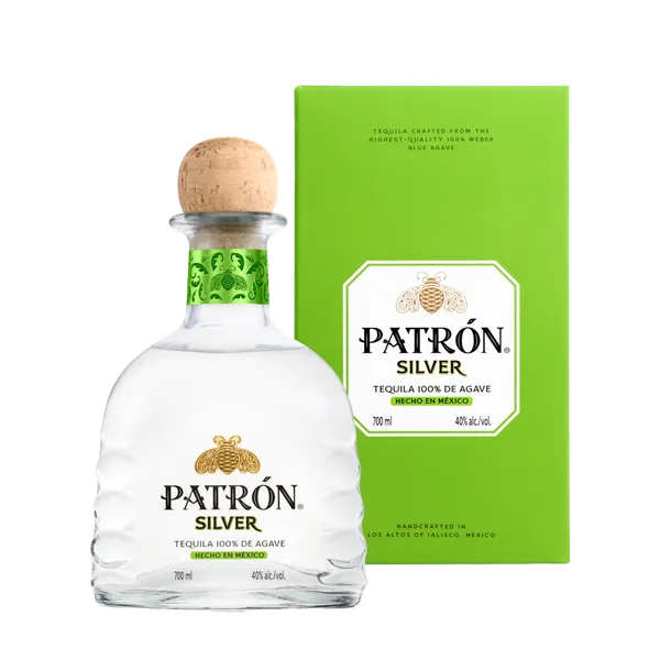 Tekila PATRON, Silver, 40%, 0,7 l