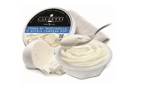 Tepamas Mozzarella di Bufalo sūrio kremas CALZETTI, P.D.O. 125 g