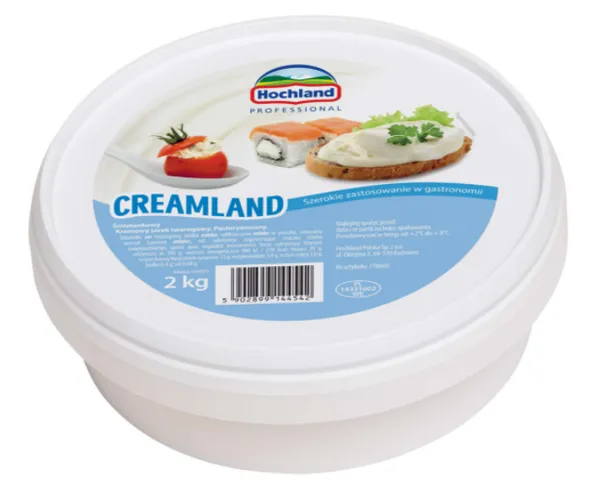 Tepamas sūris HOCHLAND CREAMLAND, 22%, 2kg (M)