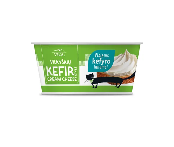 Tepamas varškės kremas VILVI VILKYŠKIŲ, Kefir style, 15% rieb., 150 g