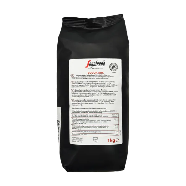 Tirpios kakavos gėrimas SEGAFREDO "CHOCOMIX", 1kg