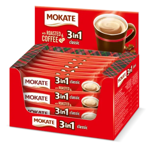 Tirpiosios kavos gėrimas MOKATE 3in1 Classic, dėžutėje, 24 x 17g