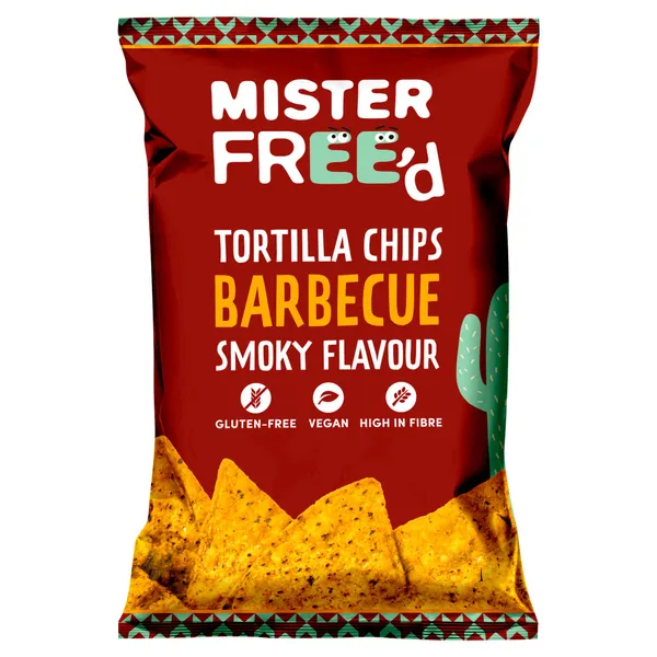 Tortilijų traškučiai MISTER FREE'D BBQ skonio, 135 g