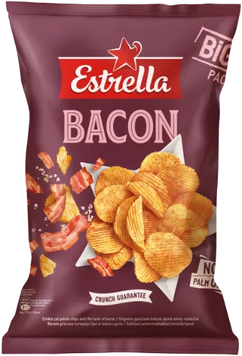 Traškučiai ESTRELLA, šoninės skonio, 180 g