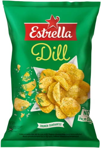 Traškučiai ESTRELLA, su krapais, 130 g
