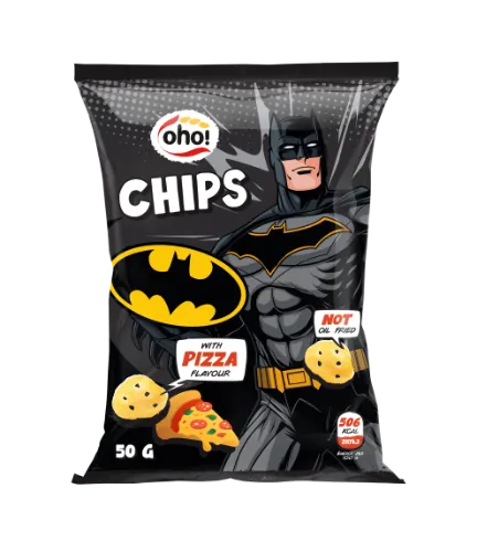 Traškučiai OHO Batman, picos skonio, 50g