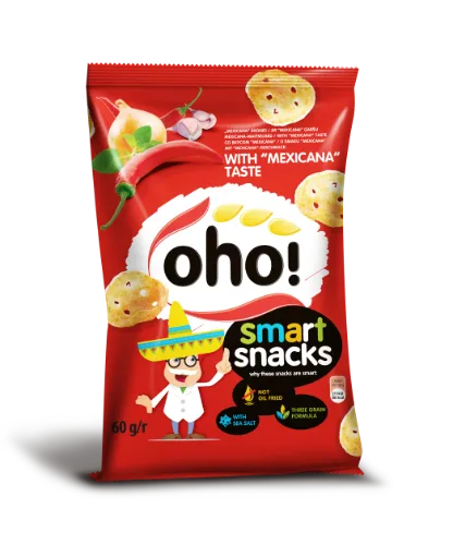 Traškučiai OHO, mexicana skonio, 60 g
