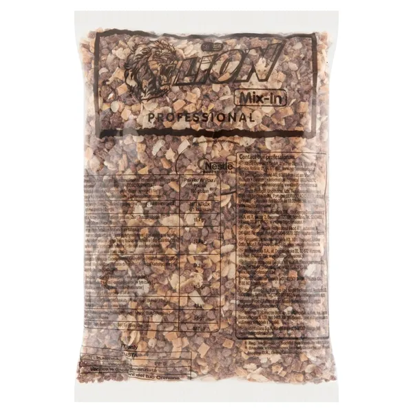 Kraukšķīgi cepumu gabaliņi LION, ar piena šokolādi un karameļu gabaliņiem, 400g