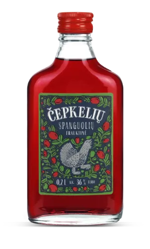 Trauktinė ČEPKELIŲ SPANGUOLIŲ 36%, 200 ml