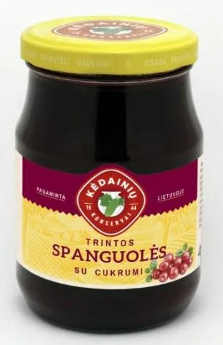 Trintos spanguolės su cukrumi KĖDAINIŲ, 420 g