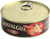 Troškinta jautiena NOSTALGIJA, konservuota, 240 g