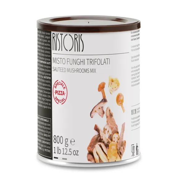 Sautētu sēņu maisījums eļļā RISTORIS, 800g/500g