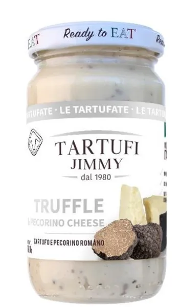 Trumų ir Pecocino sūrio padažas TARTUFI JIMMY, paruoštas valgymui, 180g