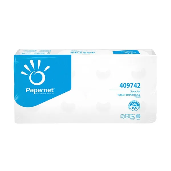 Tualetes papīrs Papernet, 2 slāņi, 19,8m, 8 ruļļi, 409742