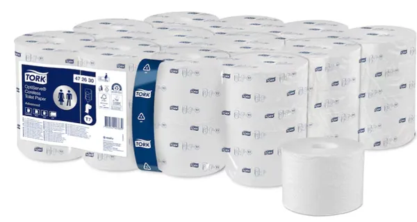 Tualetes papīrs TORK Obtiserve bezserdeņa, T7, 820 loksnes, 2 slāņi, 94.3m, 472630