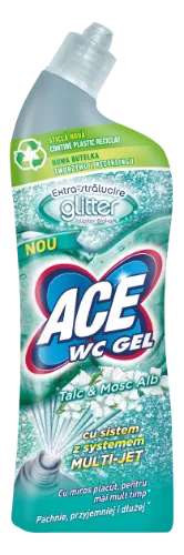 Tualetes tīrīšanas līdzeklis ACE Glitter Talco, 700 ml