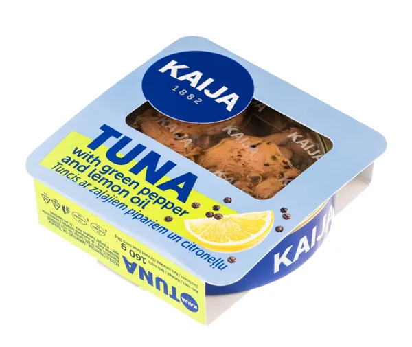 Tunas aliejuje KAIJA su žaliuoju pipiru ir citrina, 160 g