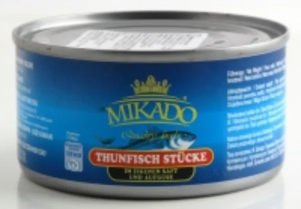 Tuncis savā sulā MIKADO (gabaliņi), 185 g