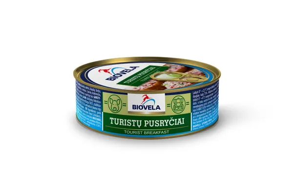 Turistų pusryčiai, su kiauliena, 240g