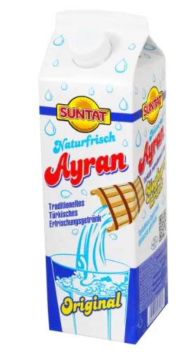 Turkiško jogurto gaivusis gėrimas SUNTAT AYRAN, 1000ml (M)