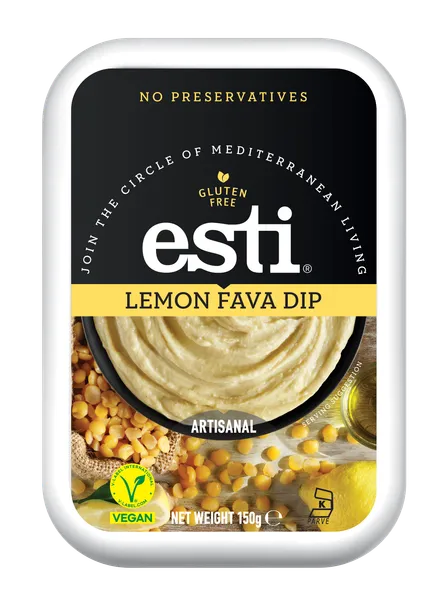 Užtepėlė ESTI, su fava pupelėm ir citrina, 150 g
