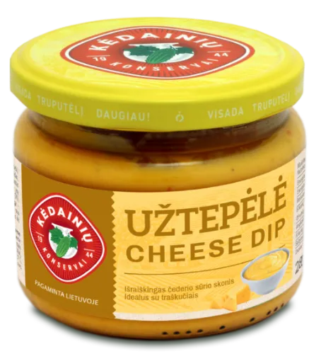 Užtepėlė KĖDAINIŲ, cheese dip, 280g