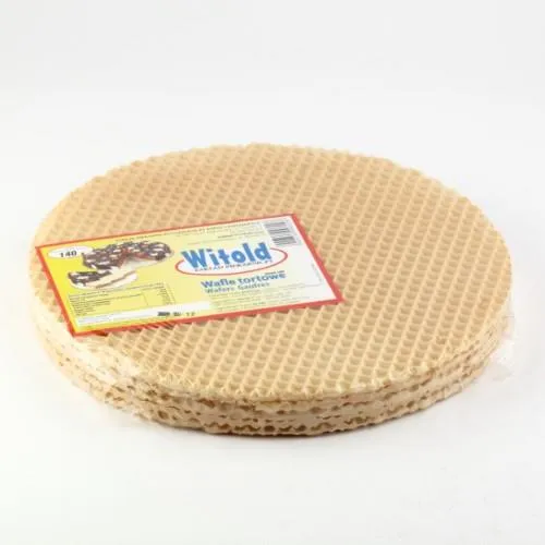 Vaflių lakštai KAMP, apvalūs, 150 g