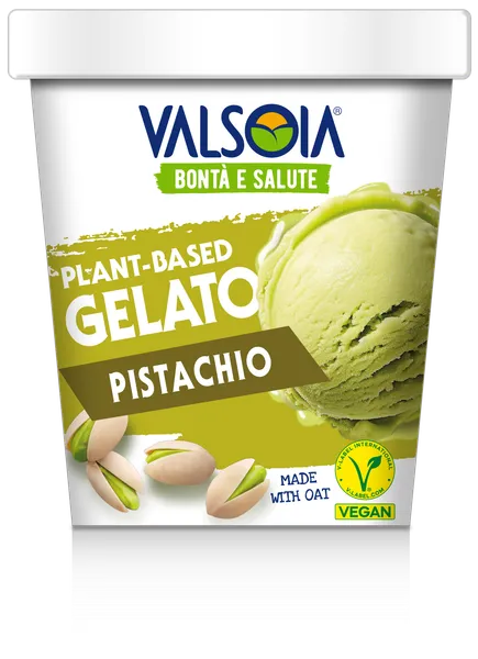 Valgomieji ledai VALSOIA, su avižomis, pistacijų skonio 300 g