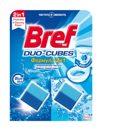 Valomieji WC kubeliai BREF, Original, 2x50g
