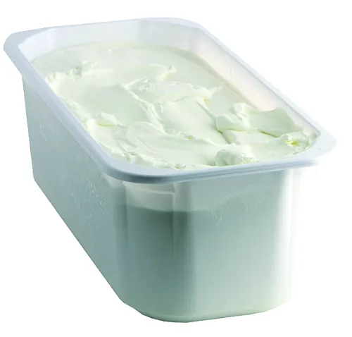 Vanilės skonio valgomieji ledai DADU, 12% rieb., 5000 ml / 2500 g