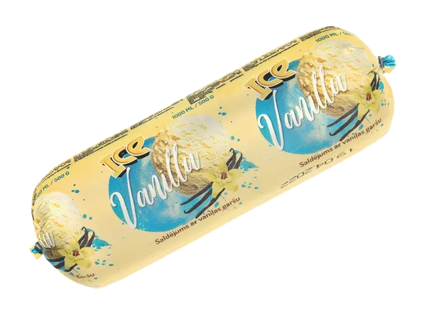 Saldējums Ice vaniļas desa 1000ml/500g