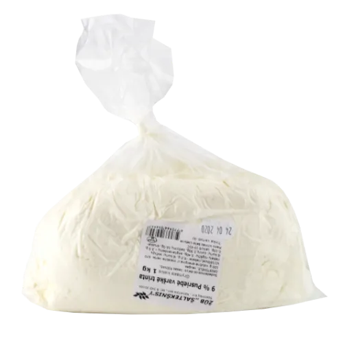 Varškė, trinta, 9%, 1 kg (M)