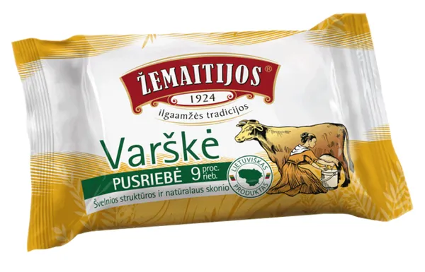 Pilnpiena biezpiens 9% 180g, Žemaitijos