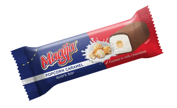 Varškės sūrelis MAGIJA, spragėsių skonio, 22,6% rieb. 40 g