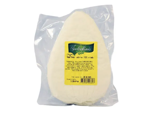 Varškės sūris ŠALTEKŠNIS, 13%, ~250 g