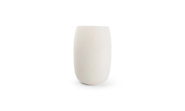Vaza Bullet White, akmens masė, D 20 cm, H 30,5 cm, vnt