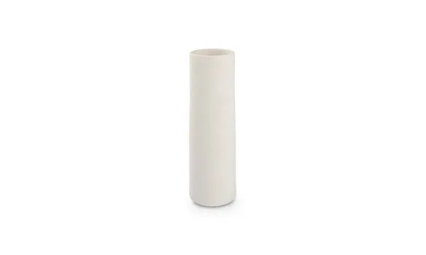 Vaza Cone White, akmens masė, D 10 cm, H 30 cm, vnt