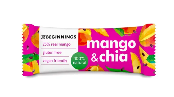 Mangų batonėlis THE BEGINNINGS, 40 g