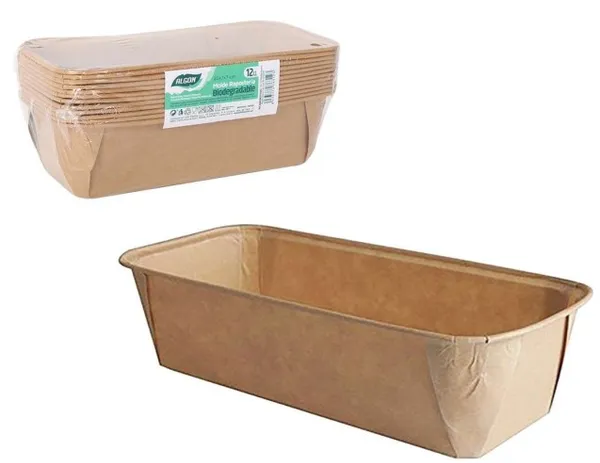 Vienkartinė kepimo forma Algon, 20 x 7 x H 7 cm, 12 vnt