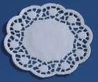 Kūku paliktņi, apaļi, D 20 cm, balti, 0.112kg, 100 gab