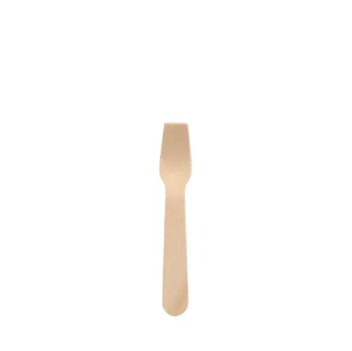 Vienkartiniai šaukšteliai ledams, mediniai, L 9,4 cm, 100 vnt.
