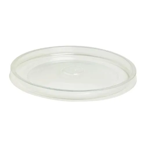 Vienkartinis dangtelis, 600 ml NEWS indeliui,  PP, skaidrus, D 11,4 cm, 50 vnt