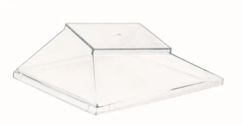 Vienkartinis dangtelis CHARME 120 ml indeliams, skaidrūs, PS, 6,5 x 6,5 cm, 40 vnt