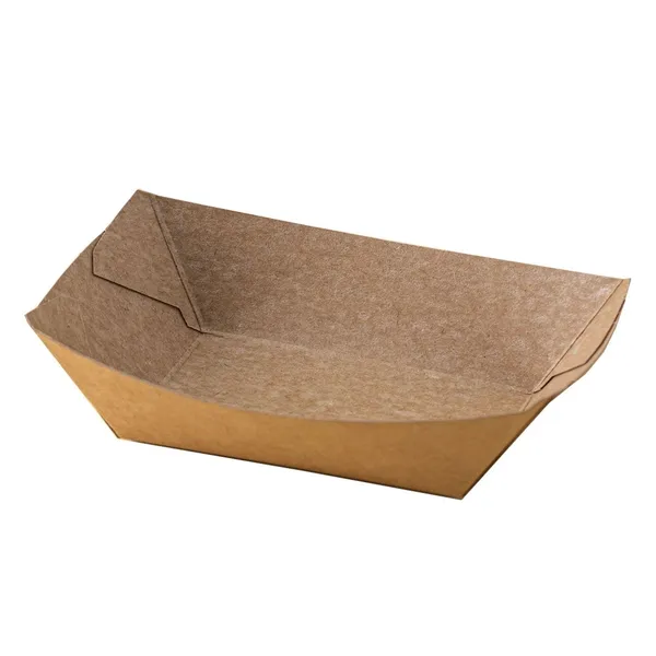 Vienkartinis indelis maistui BOAT Kraft, kartonas, 13,5 x 8,5 x H 5 cm, 250 vnt.