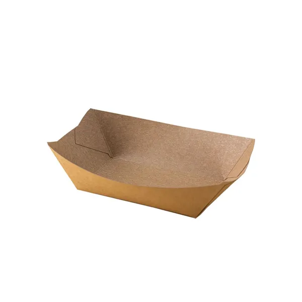 Vienkartinis indelis maistui BOAT Kraft, kartonas, 16,5 x 9,5 x H 5,5 cm, 250 vnt.