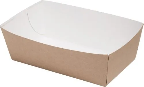 Vienkartinis indelis maistui KRAFT, popierius, 14,5 x 8 x H 5,5 cm, 100 vnt