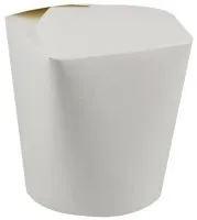Vienkartinis indelis NOODLE, baltas, popierius/PE, 500 ml, D 83 x 100 mm, 50 vnt.